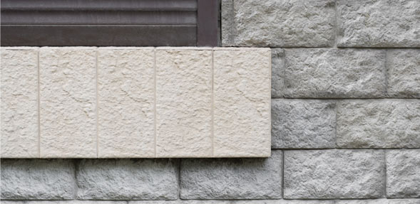 Feature rock wall cladding